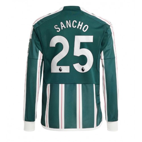 Manchester United Jadon Sancho #25 Gostujuci Dres 2023-24 Dugi Rukav